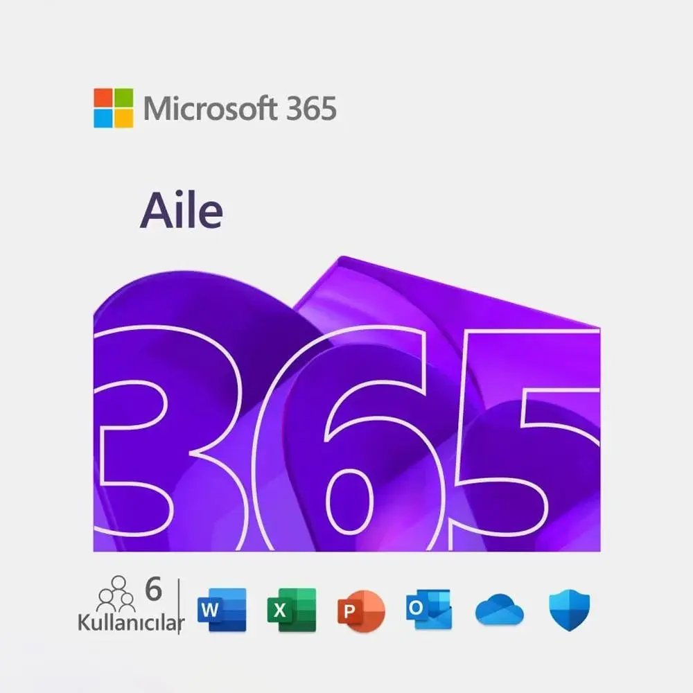Microsoft 365 Aile Elektronik Lisans - 1 YIL