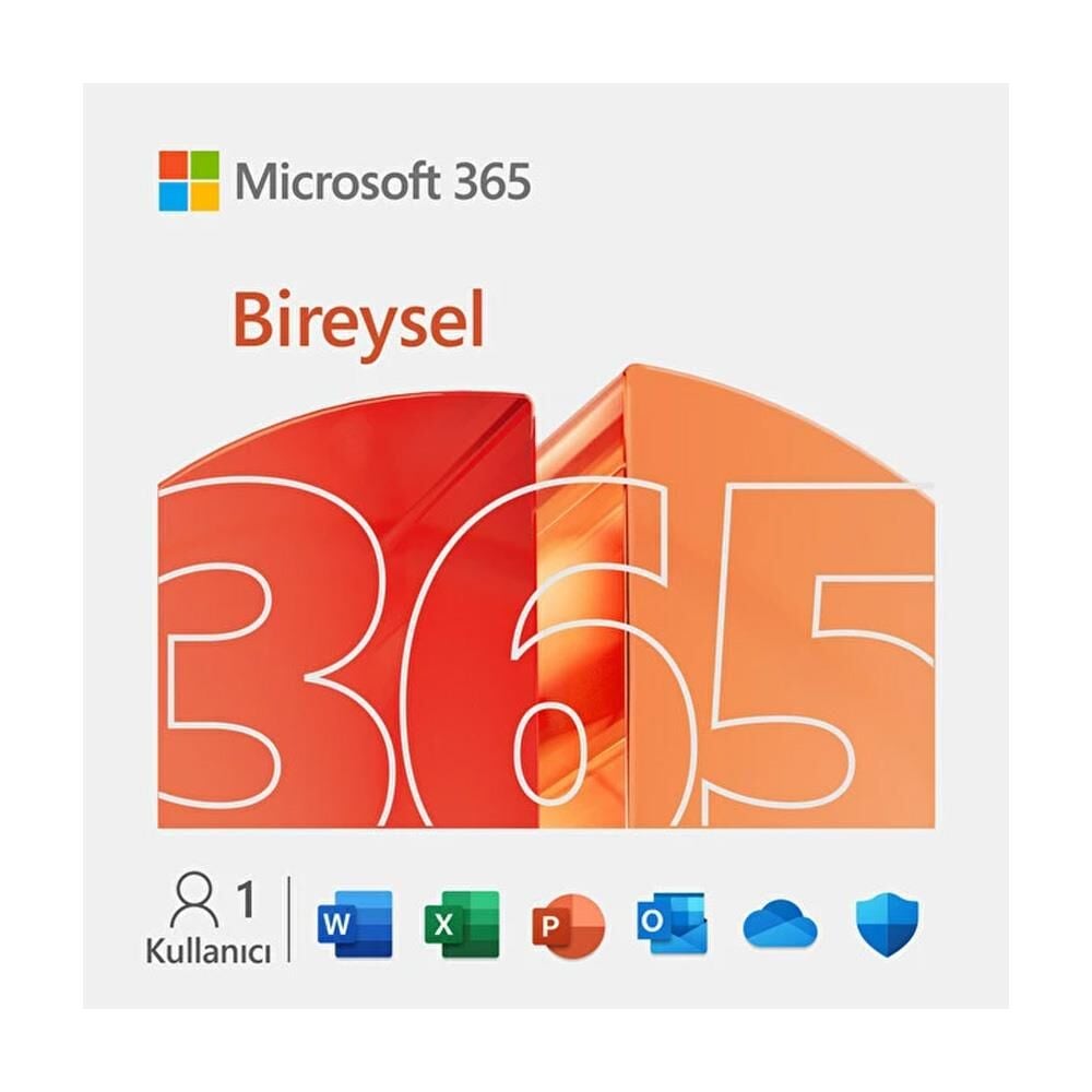 Microsoft 365 Bireysel Elektronik Lisans - 1 YIL