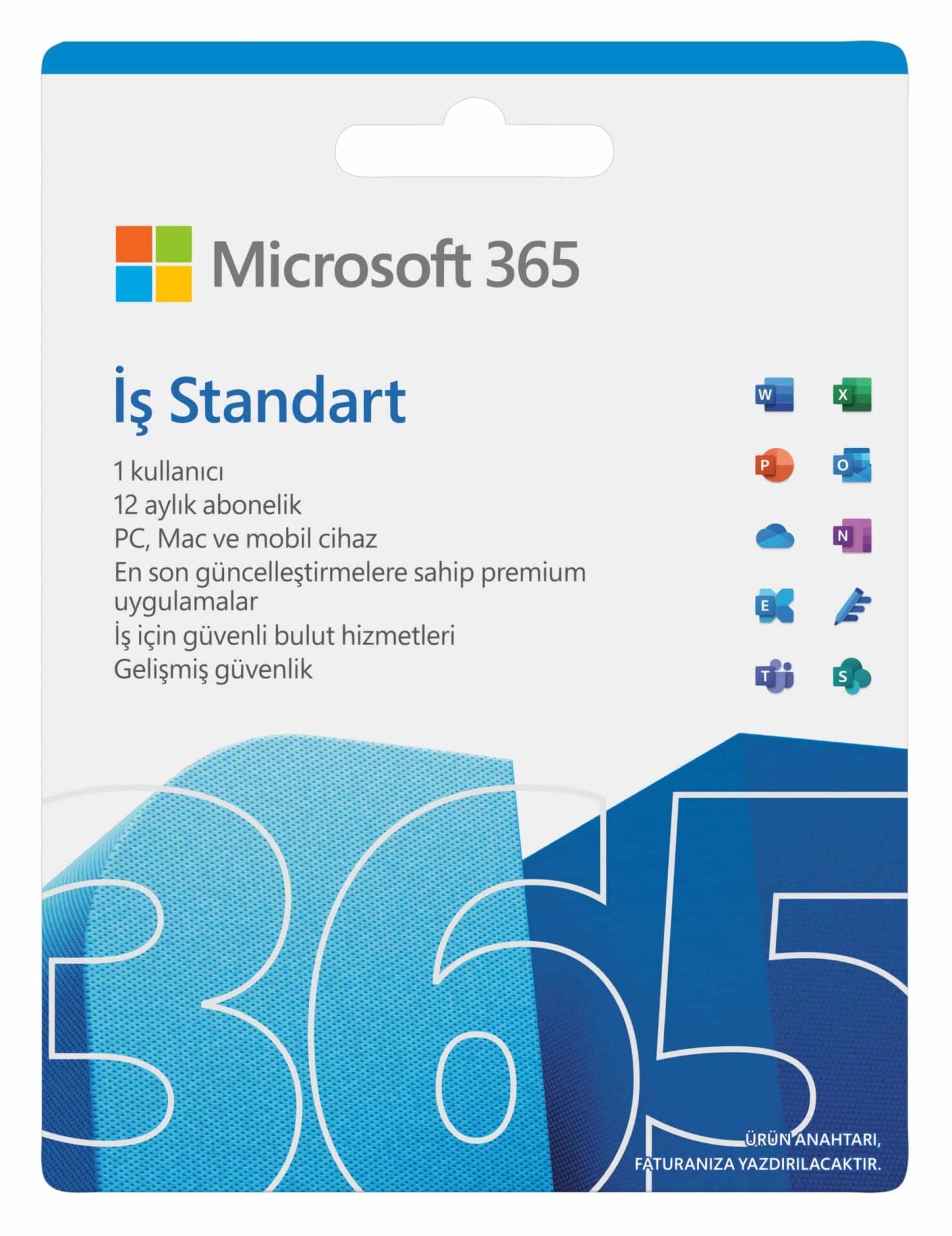 Microsoft 365 İş Standart Elektronik Lisans - 1 YIL