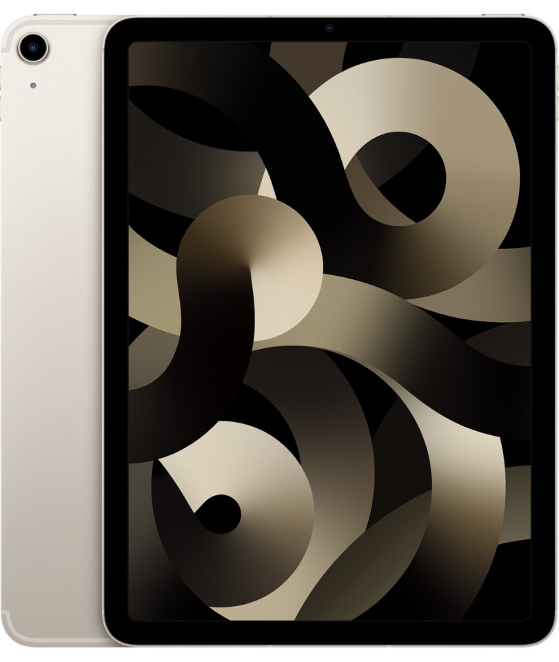 iPad Air (5.Nesil) 10.9 inç Wi-Fi + Cellular 64GB Yıldız Işığı (MM6V3TU/A)