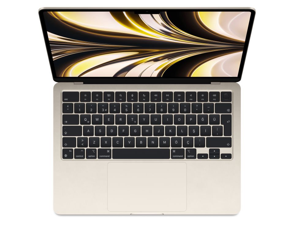 MacBook Air 13. 6 inç M2 8C 8GPU 8GB RAM 256GB SSD Yıldız MacBook Air 13. 6 inç M2 8C 8GPU 8GB RAM 256GB SSD Yıldız