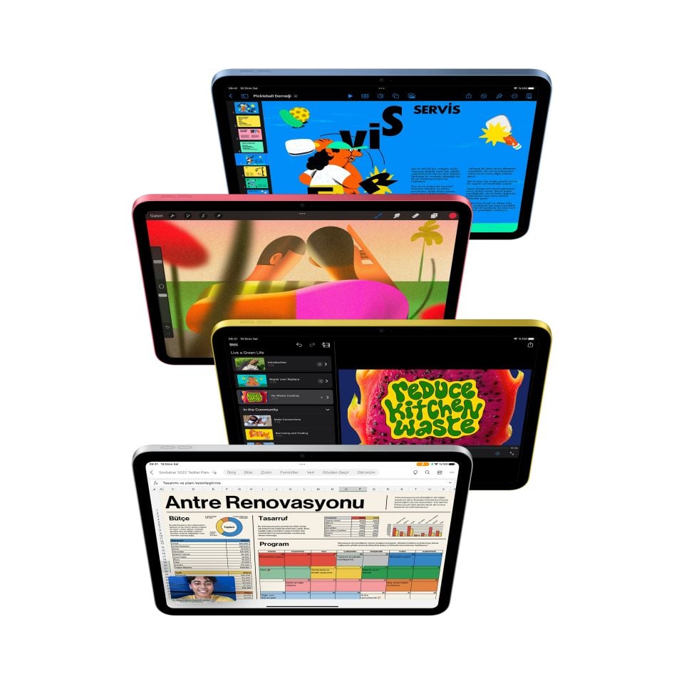 iPad 10th Generation 10.9 inch Wi-Fi 64GB Silver (MPQ03TU/A)