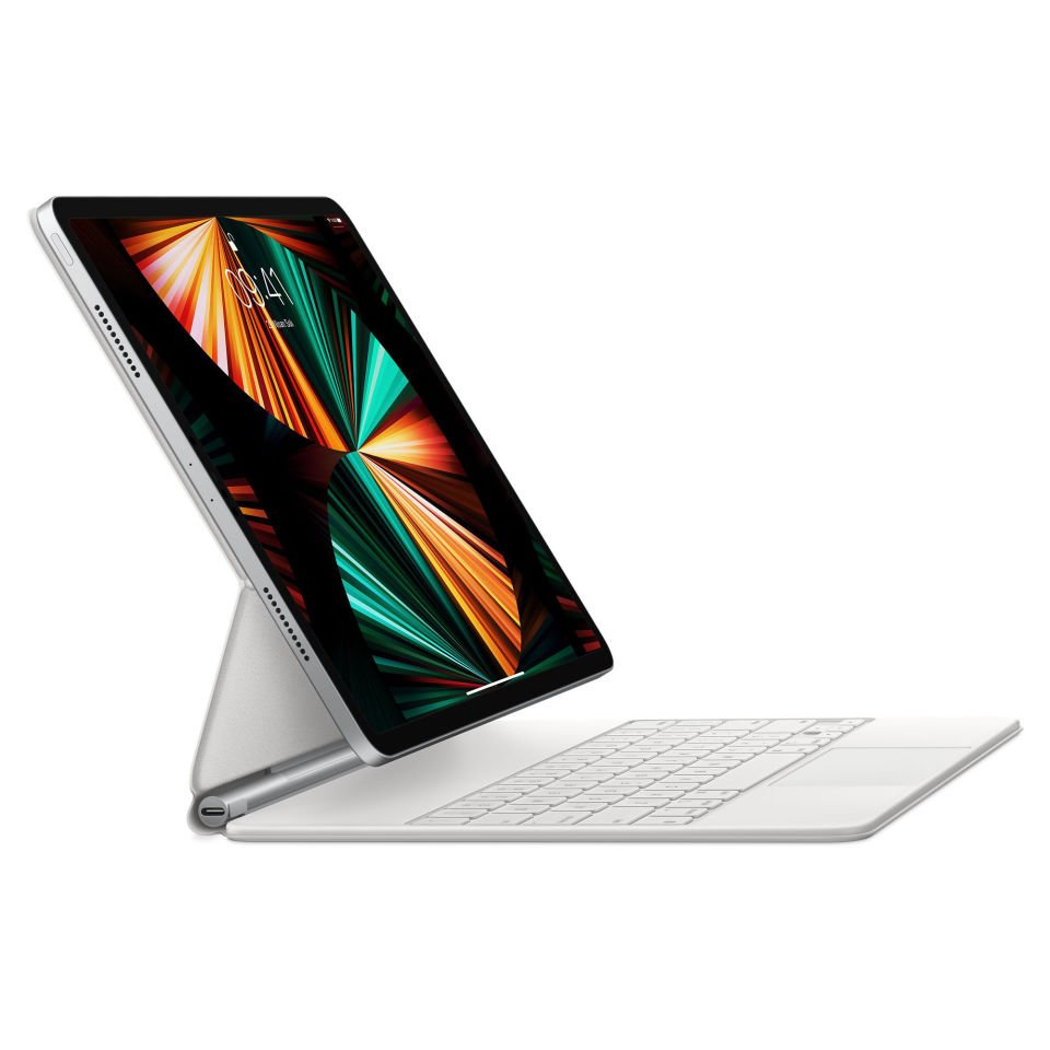 13 inç iPad Air (M2) için Magic Keyboard - Türkçe Q Klavye - Beyaz (MJQL3TQ/A)
