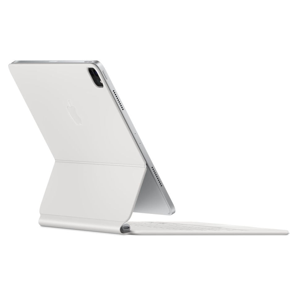 13 inç iPad Air (M2) için Magic Keyboard - Türkçe Q Klavye - Beyaz (MJQL3TQ/A)