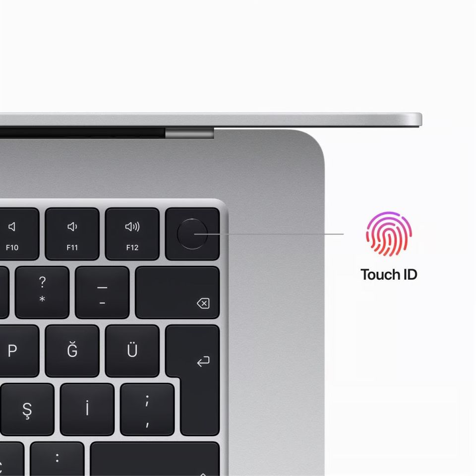 MacBook Air 15.3 inç M2 8C 10GPU 8 GB RAM 512 GB SSD Gümüş (MQKT3TU/A)