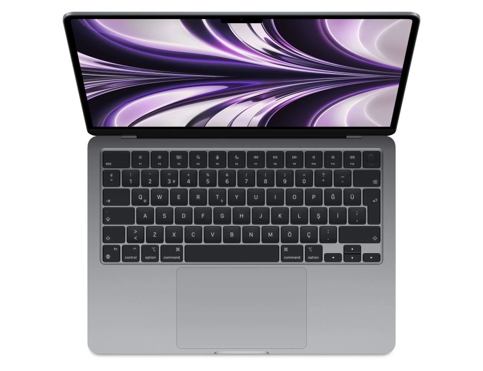 MacBook Air 13.6 inç M2 8CPU 8GPU 16GB RAM 256GB SSD TQ Uzay Grisi (Z15S00120)