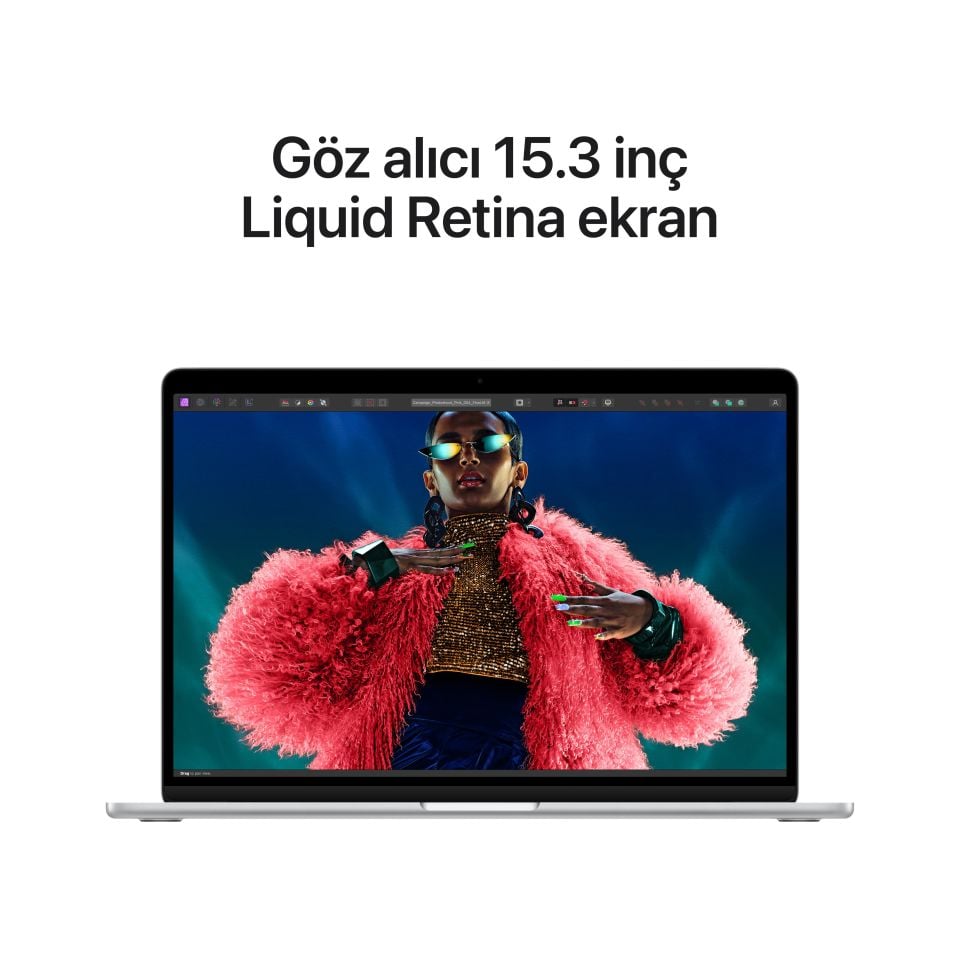 MacBook Air 15.3 inç M3 8C CPU 10GPU 16 GB RAM 512 GB SSD Gümüş