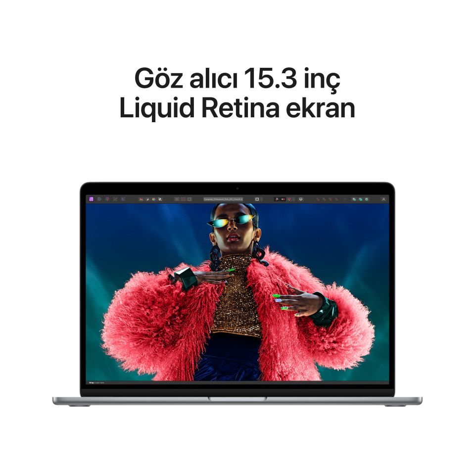 MacBook Air 15.3 inç M3 8C CPU 10GPU 8 GB RAM 256 GB SSD Uzay Grisi
