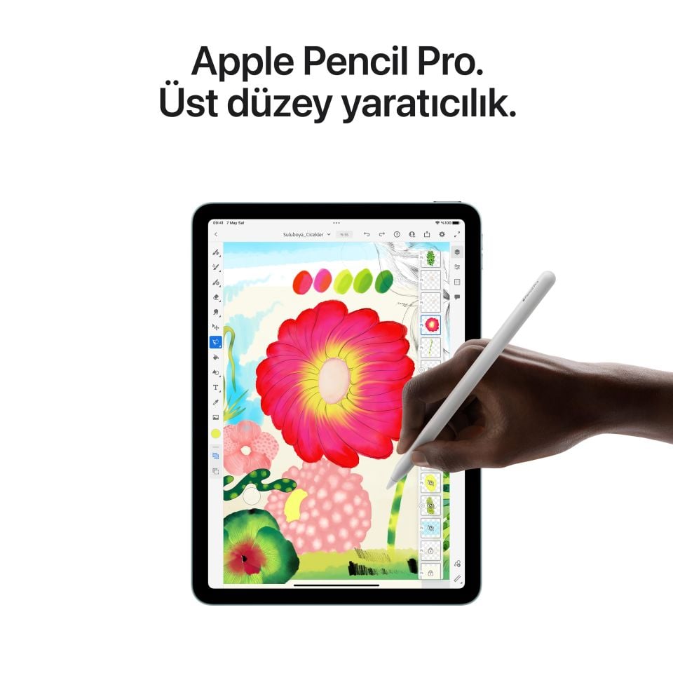 iPad Air 11 inç M2 Wi-Fi 128 GB Uzay Grisi