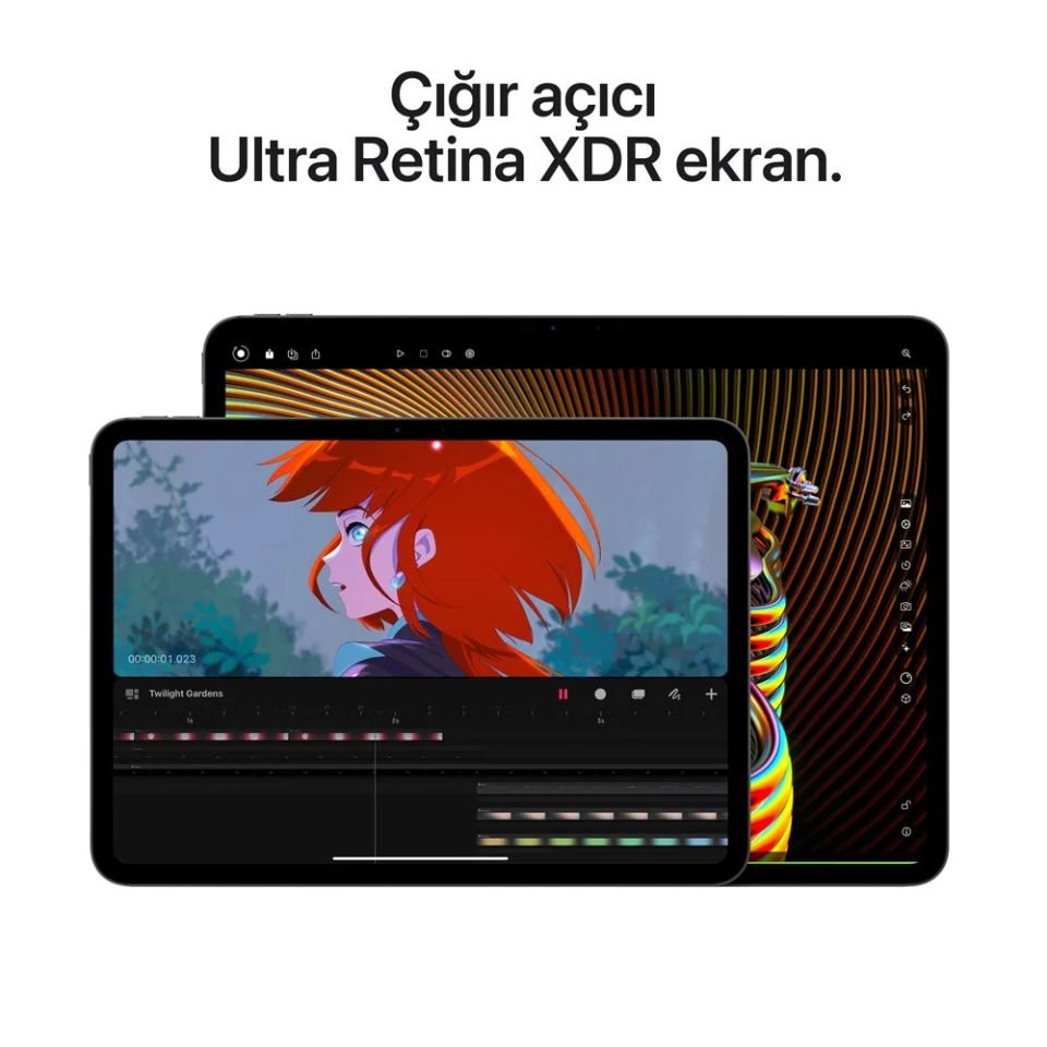 iPad Pro 13 inç M4 Wi-Fi + Cellular 512 GB Standart Cam Uzay