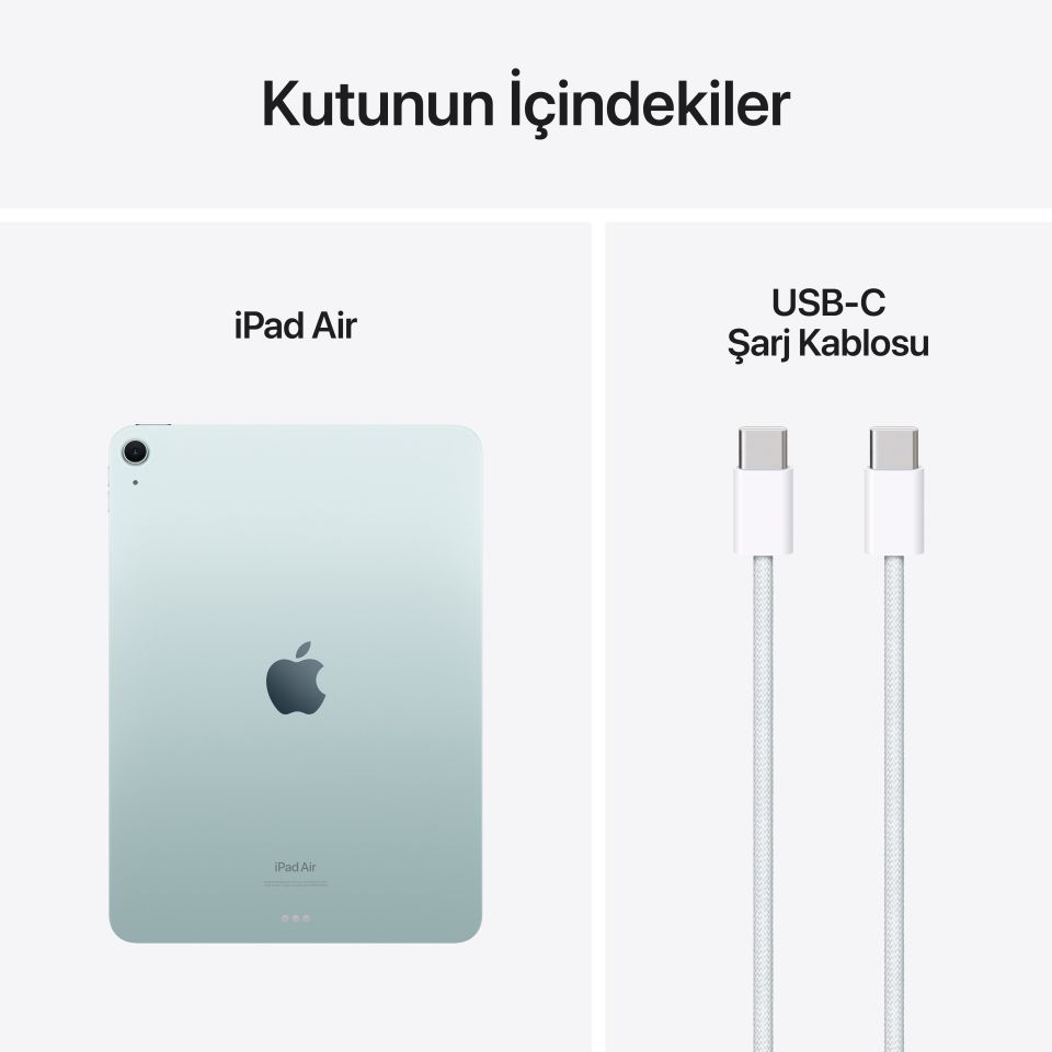 iPad Air 11 inç M2 Wi-Fi 1 TB Mavi