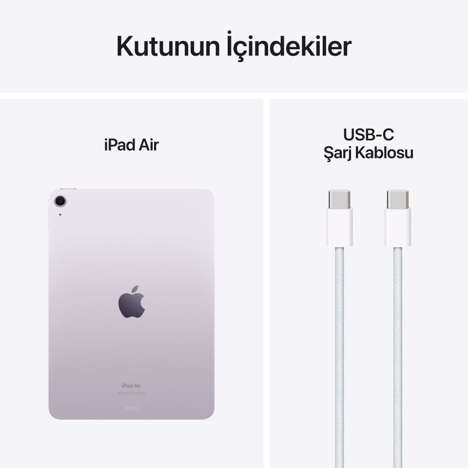 iPad Air 11 inç M2 Wi-Fi 1 TB Mor