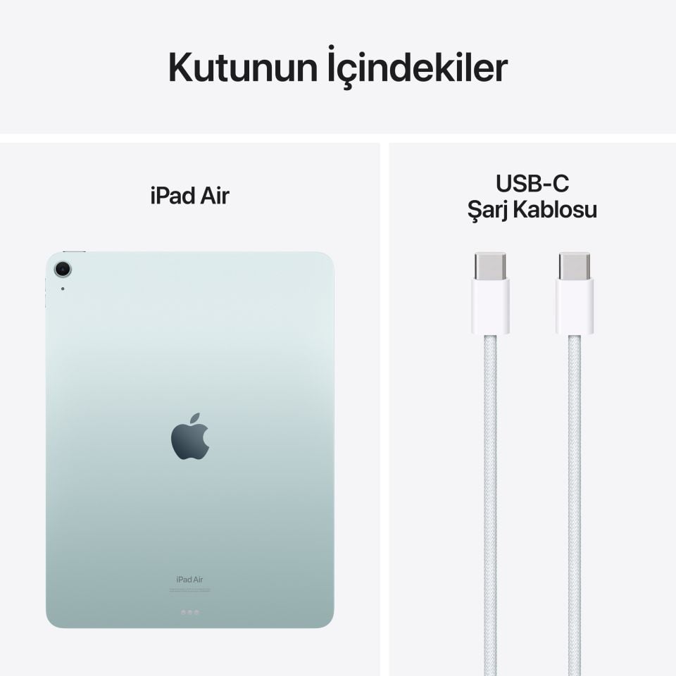 iPad Air 13 inç M2 Wi-Fi 512 GB Mavi