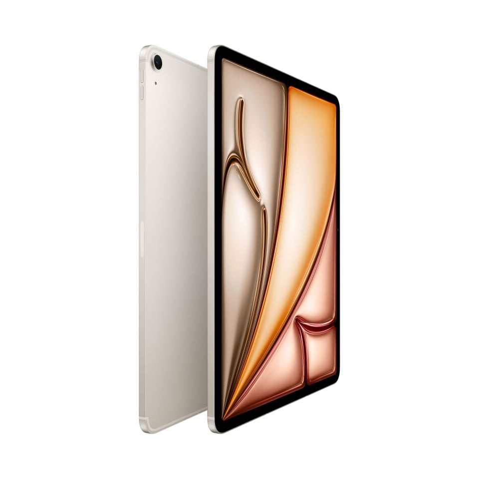 iPad Air 13 inç M2 Wi-Fi + Cellular 256 GB Yıldız Işığı