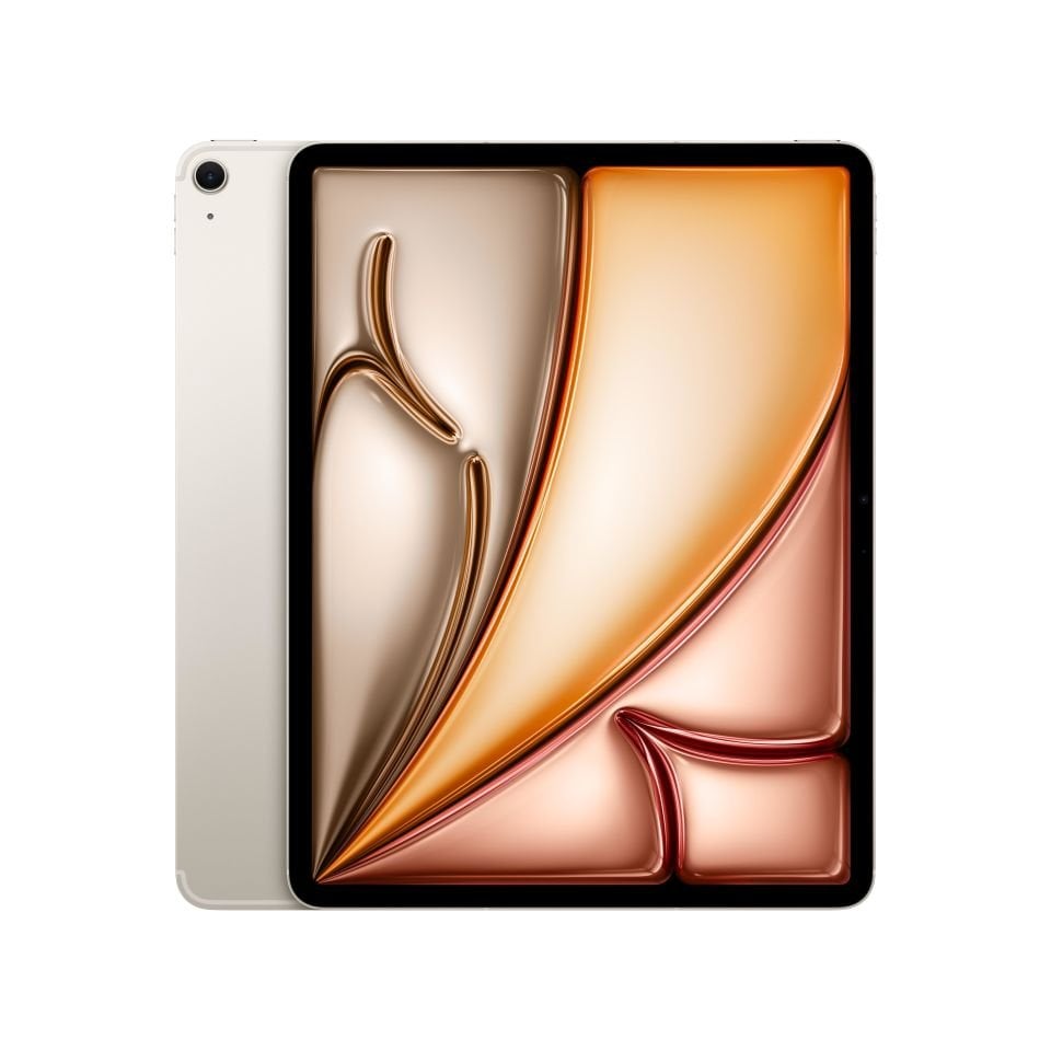 iPad Air 13 inç M2 Wi-Fi + Cellular 512 GB Yıldız Işığı
