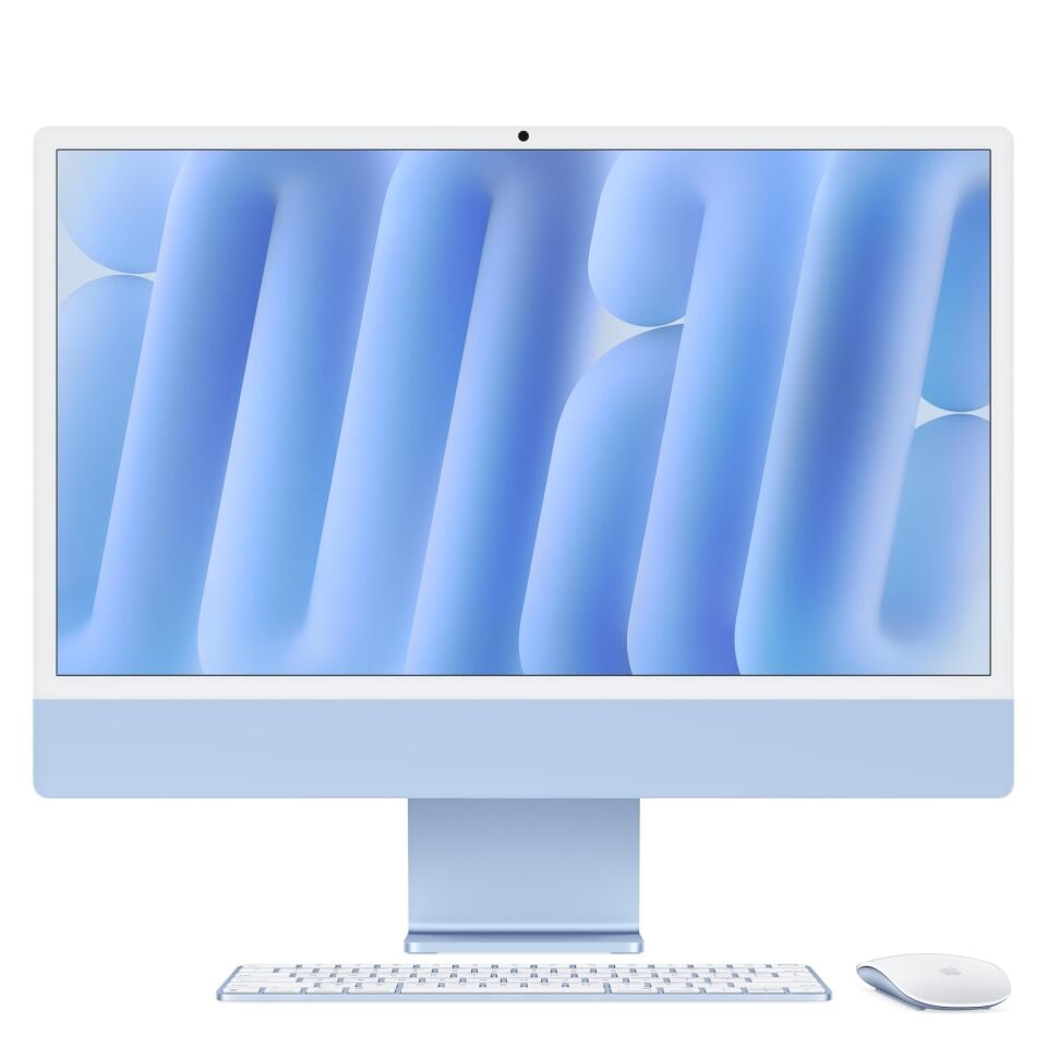 iMac 24 inç 4.5K M4 8C CPU 8C GPU 16GB RAM 256GB SSD Mavi