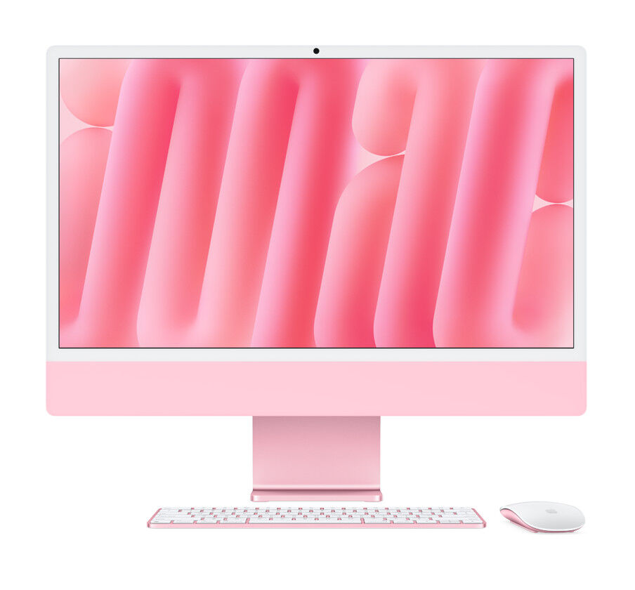 iMac 24 inç 4.5K M4 10C CPU 10C GPU 16GB RAM 512GB SSD Pembe