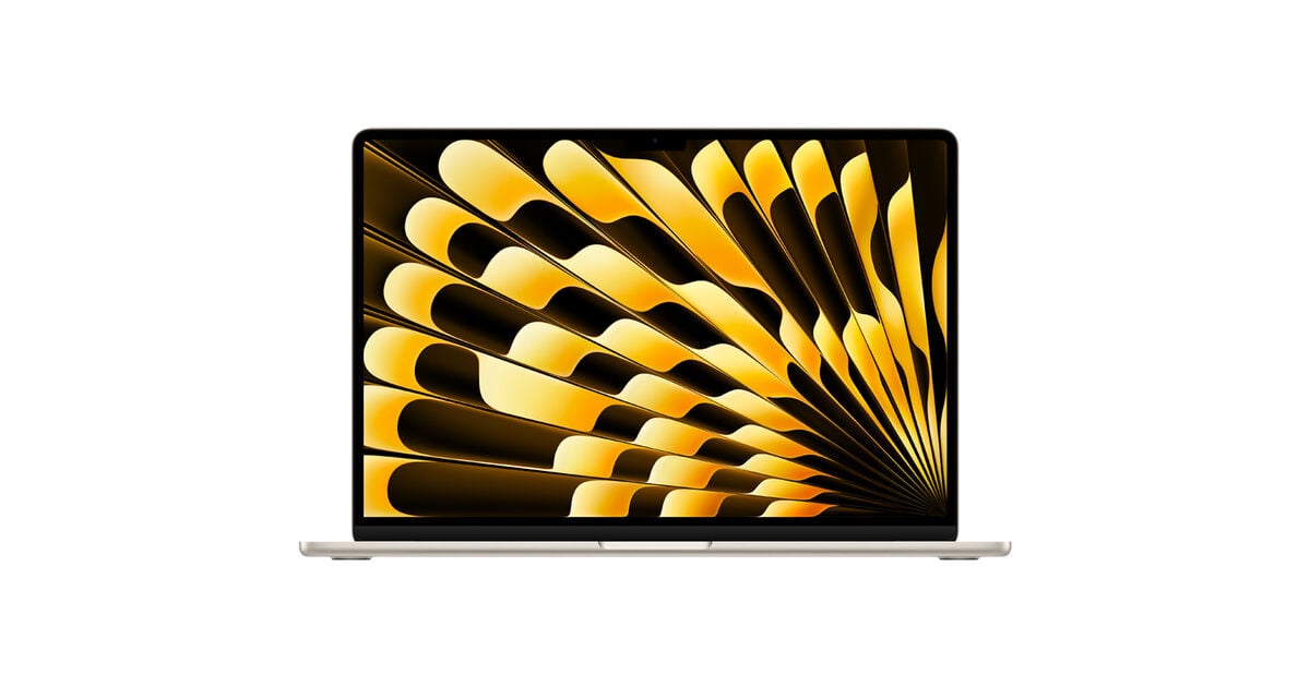 MacBook Air 15 inç M5 10C CPU 10GPU 24 GB RAM 1 TB SSD Yıldız Işığı